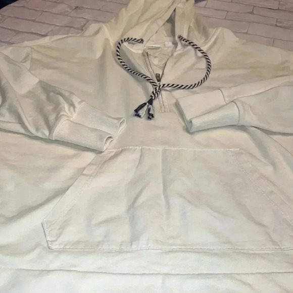 GAP HALF ZIP COTTON HOODIE - Picture 3 of 4